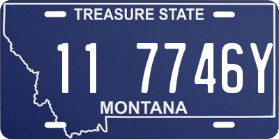 MT license plate 117746Y