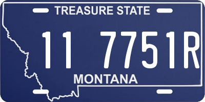 MT license plate 117751R