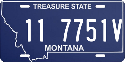 MT license plate 117751V