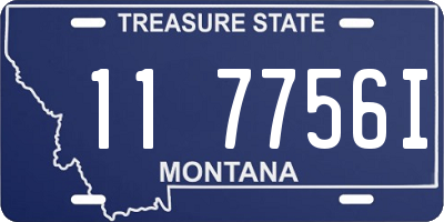 MT license plate 117756I