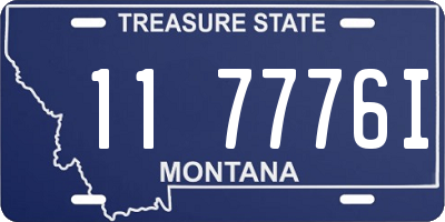 MT license plate 117776I