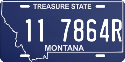 MT license plate 117864R