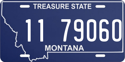 MT license plate 117906O