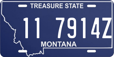MT license plate 117914Z