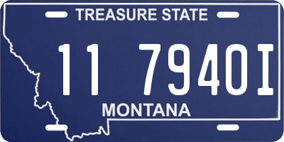 MT license plate 117940I