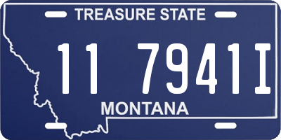 MT license plate 117941I