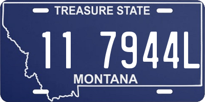 MT license plate 117944L