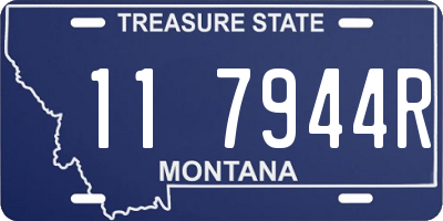 MT license plate 117944R