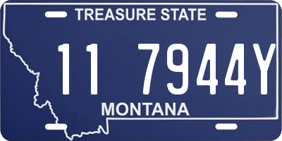 MT license plate 117944Y