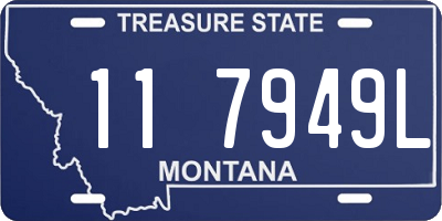 MT license plate 117949L