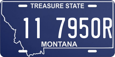 MT license plate 117950R