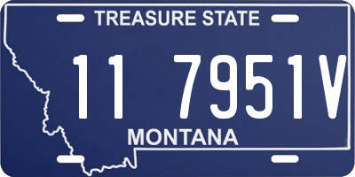 MT license plate 117951V