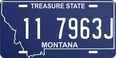 MT license plate 117963J