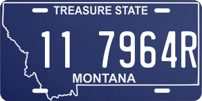 MT license plate 117964R