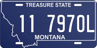 MT license plate 117970L
