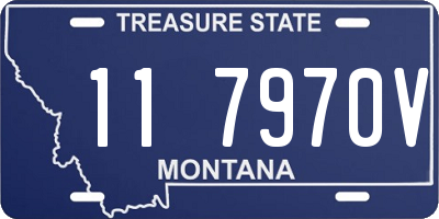 MT license plate 117970V