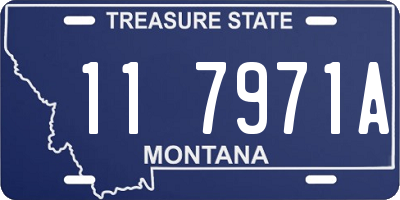 MT license plate 117971A