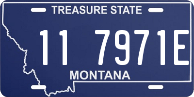 MT license plate 117971E