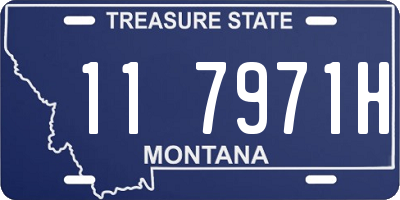 MT license plate 117971H