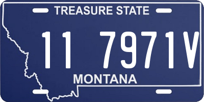 MT license plate 117971V