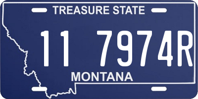 MT license plate 117974R
