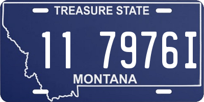 MT license plate 117976I