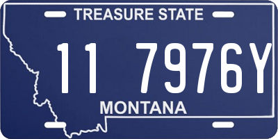 MT license plate 117976Y