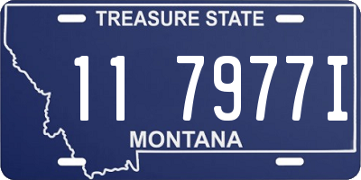 MT license plate 117977I