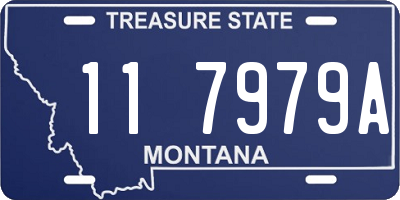 MT license plate 117979A