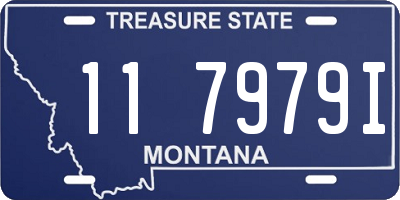 MT license plate 117979I