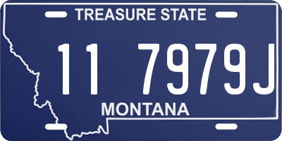 MT license plate 117979J