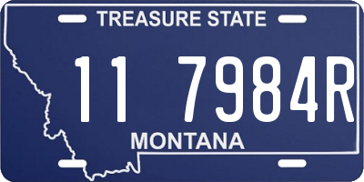 MT license plate 117984R