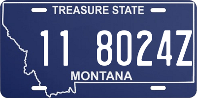 MT license plate 118024Z