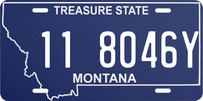 MT license plate 118046Y