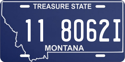 MT license plate 118062I