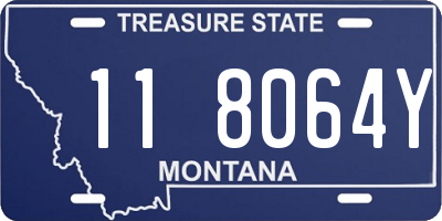 MT license plate 118064Y