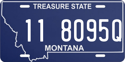 MT license plate 118095Q
