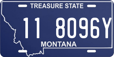 MT license plate 118096Y