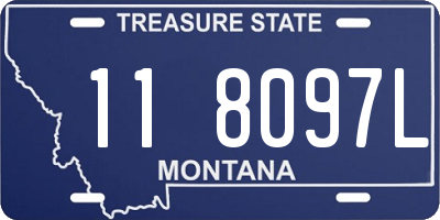 MT license plate 118097L