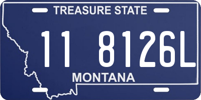 MT license plate 118126L