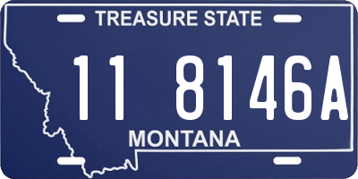 MT license plate 118146A