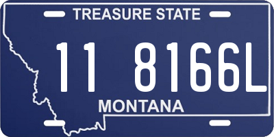 MT license plate 118166L