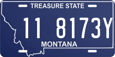 MT license plate 118173Y