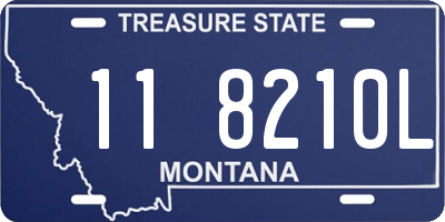 MT license plate 118210L