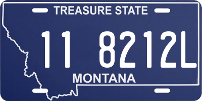 MT license plate 118212L