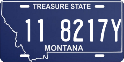 MT license plate 118217Y