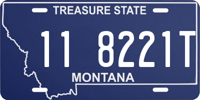 MT license plate 118221T
