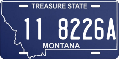 MT license plate 118226A