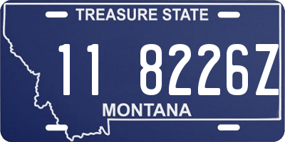 MT license plate 118226Z