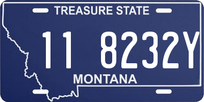 MT license plate 118232Y